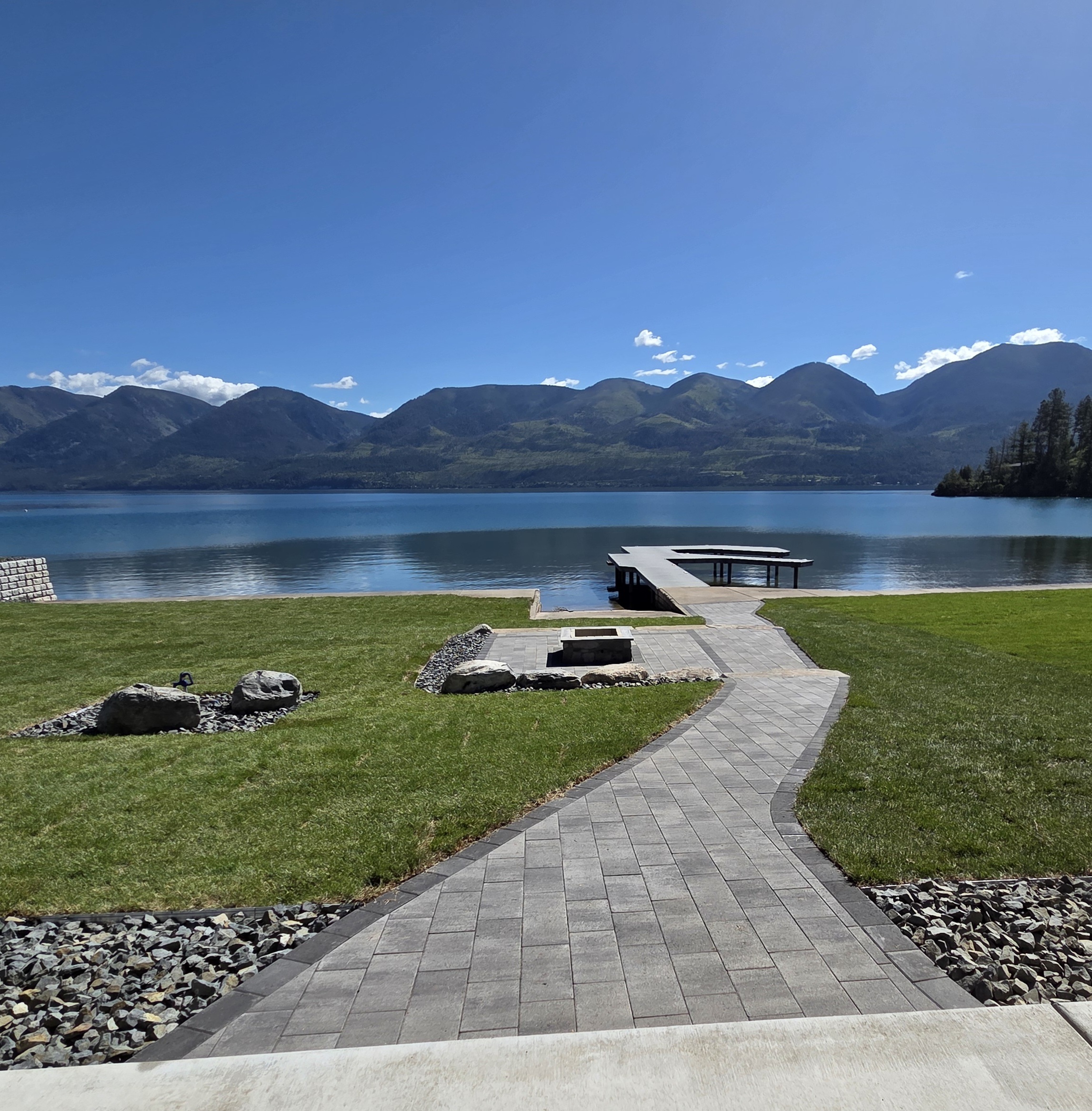 Flathead Lake Hardscape Path